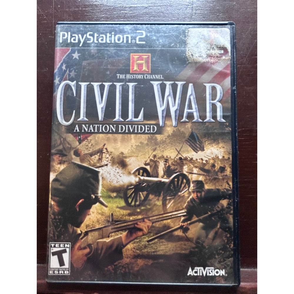 The History Channel Civil War A Nation Divided PS2 PlayStation 2 Activision CIB